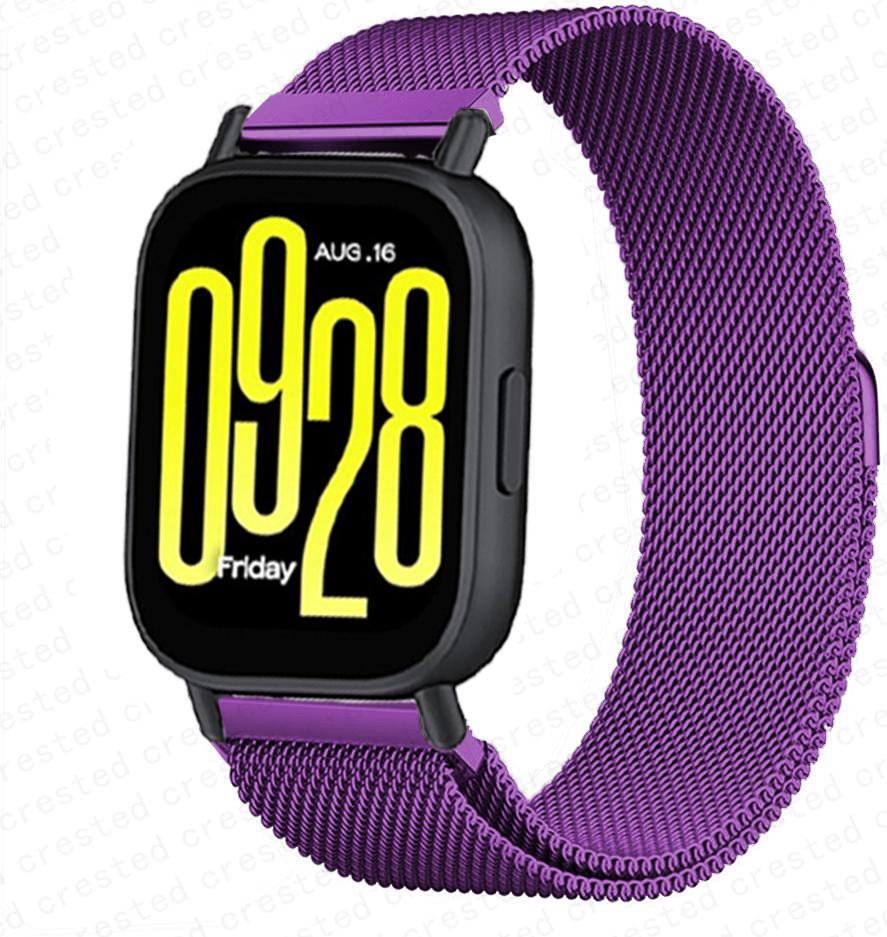 Миланский браслет для Xiaomi Redmi Watch 5 Active Металлический Браслет из Нержавеющей Стали ремешок Redmi Watch 5 Lite Магнитный Браслет