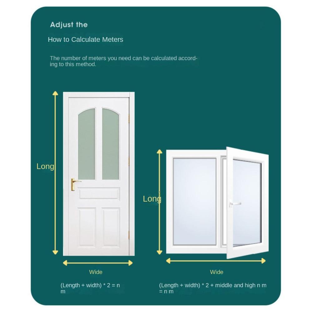 6Meters Door Seal Strip Silicone Rubber Seal Stopper New Weatherstrip  Window