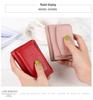 Korean Style Women's Short Tri-Fold Wallet: Large Capacity, Multi-Card Slot, Anti-Demagnetization.