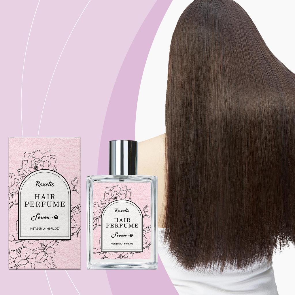 Roxelis Rose Hair Spray Perfume Body Fragrance Long Lasting Eau de Toilette Fresh Moisturizing Charming Retention Fine Mist Perfume