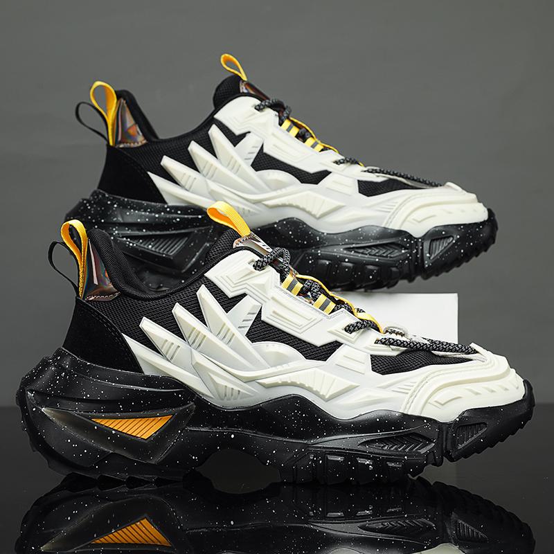 Интернет знаменитости взрыв мужская обувь осень Путянь бег спортивная обувь подростки high sense tide бренд жареный улица меха папа обувь