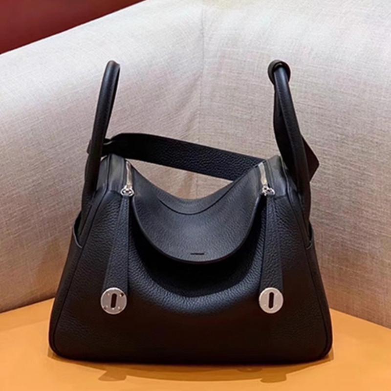 Мини-сумка Lindy 2025: Женская сумка через плечо и через плечо из коровьей кожи First Layer Lychee