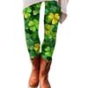 Женская ул.. Патрик Принт Эластичные Мягкие Леггинсы Повседневная Домашняя Одежда для Сна