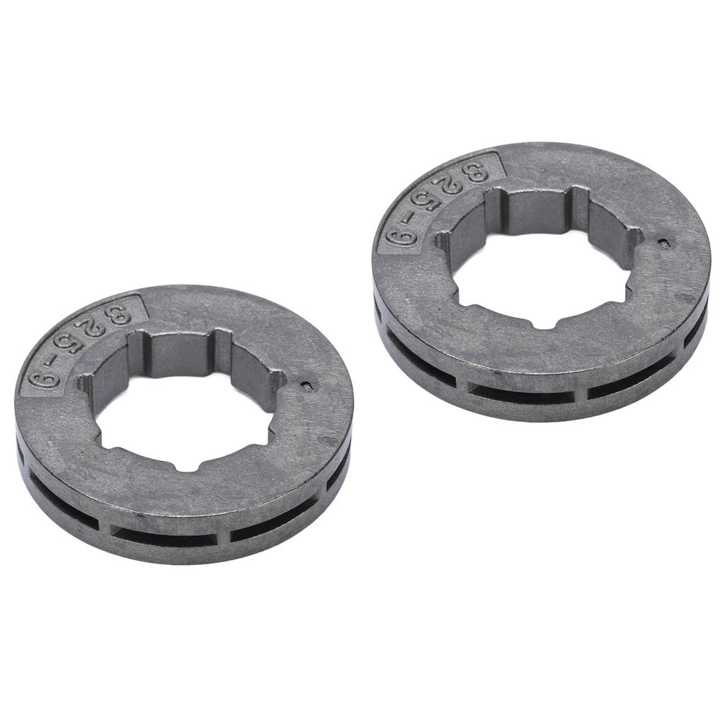 2PCS Rim Sprocket 325 9 Iron 9 Tooth Lawnmower Sprocket Drive Rim Replacement for Jonsered