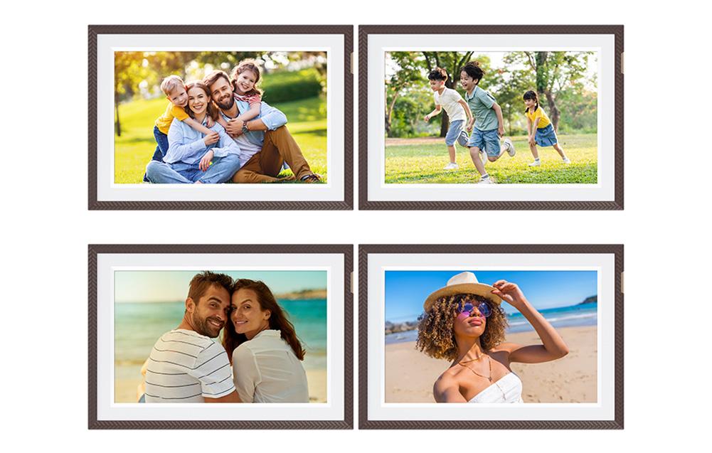 Arzopa D10 Digital Photo Frame 10.1" (Brown)