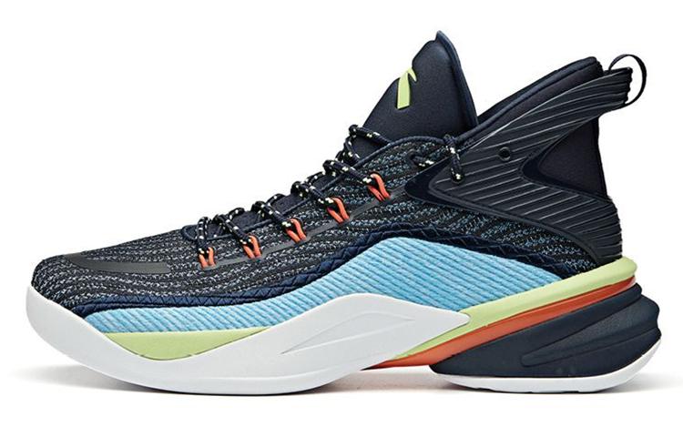 Men's Sneakers Anta UFO2.0 Celestial 2 High top Performance Basketball Shoes Men's Blue Black White