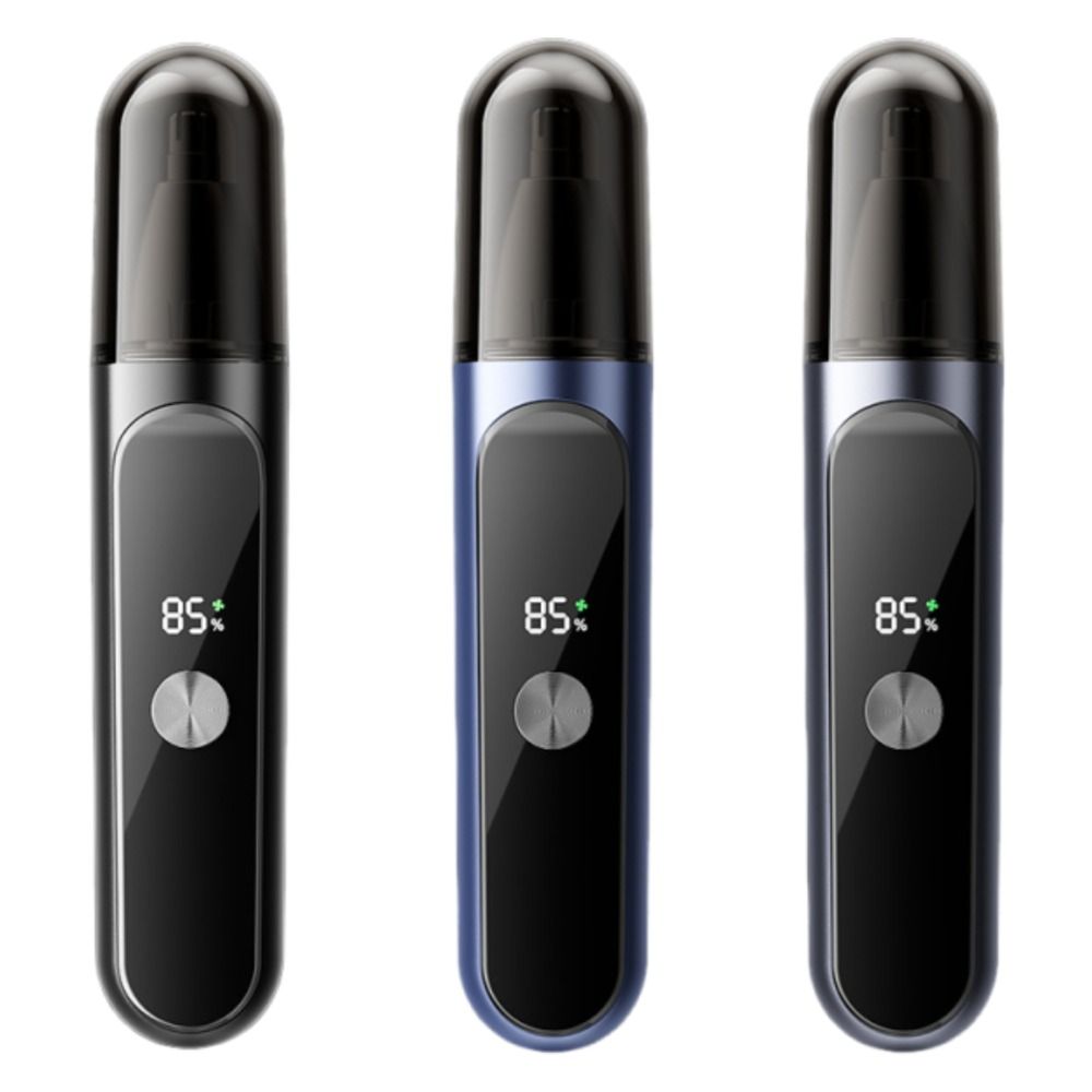 Efficient Electric Nose Hair Trimmer LED Digital Display Nose Hair Remover for Nose Eyebrows Ear