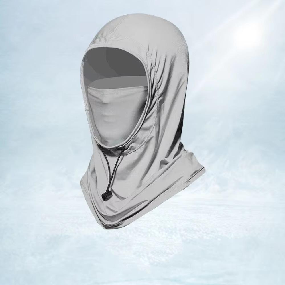 Защита от ультрафиолета Ice Silk Mask Регулируемая вуаль для защиты от ультрафиолета Солнцезащитная балаклава для лица Унисекс