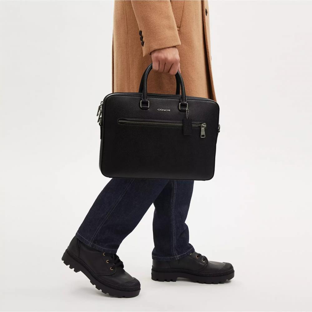 Coach Итан Слим Бриф Графитовый Черный