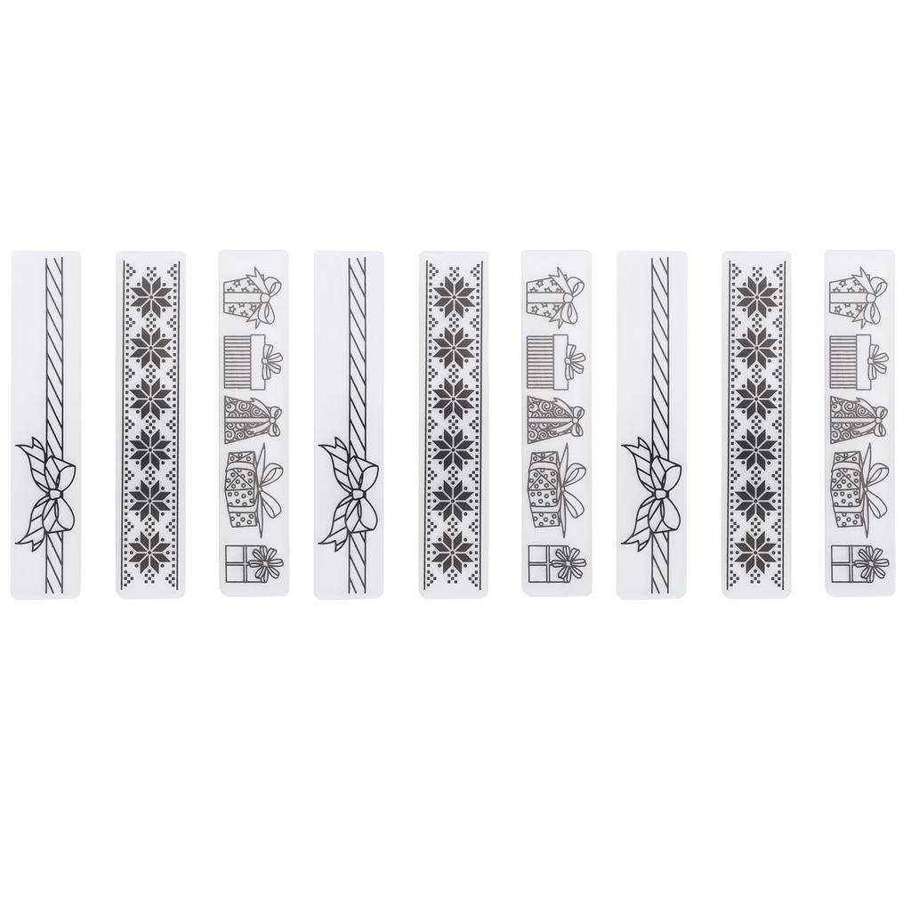 9 шт. Цветочная пластиковая папка для тиснения, бумажные украшения, шаблон для изготовления карточек, аксессуары