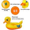 Duck Inflatable Toys for Baby Swimming Float Seat with Handle Outdoor PVC Inflatable Ring for Pool Beach Summer Water Toys