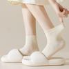 Women's Cotton Light Breathable JK Socks Mid-calf Piled Up Seamless Socks