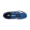 Mizuno WAVE KAISERBURG 8 Нескользящие Устойчивые к истиранию Низкие кроссовки для настольного тенниса Унисекс Синий Серебристый 81GA242002
