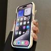 Ручная работа, чехол для телефона с узором личи и стразами для iPhone 15 Pro Max, 14, 13, Luxury Edition