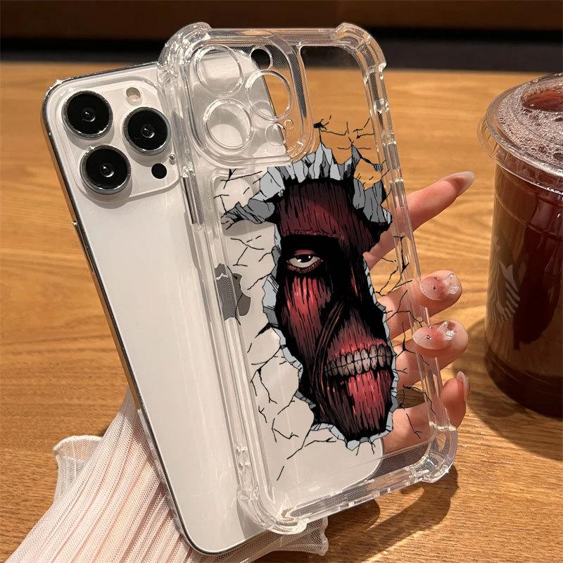 Anime A-Attack On Titan Hot Cool Clear Case For iPhone 17 16 15 14 13 12 11 Pro Max 16e 17e Air 13 15 Plus XS XR X 8 Phone Cover