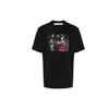 Caravaggio Short-Sleeve Over Tee Black/Red Men Tops OMAA038R21JER0031025