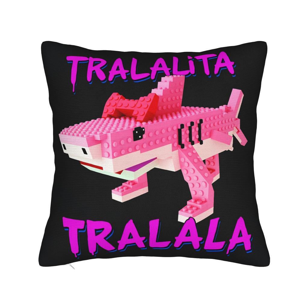 Italian Brainrot Meme Pillow Cover Vintage Pillow Case For Sofa Home Decoration Design Pillowcases Gift