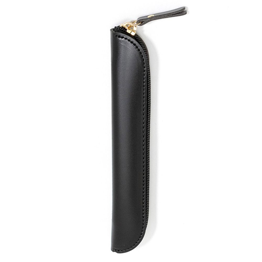 PU Leather Pen Bag Solid Color Stationery Storage Bag Portable Pen Protective Bag  Business