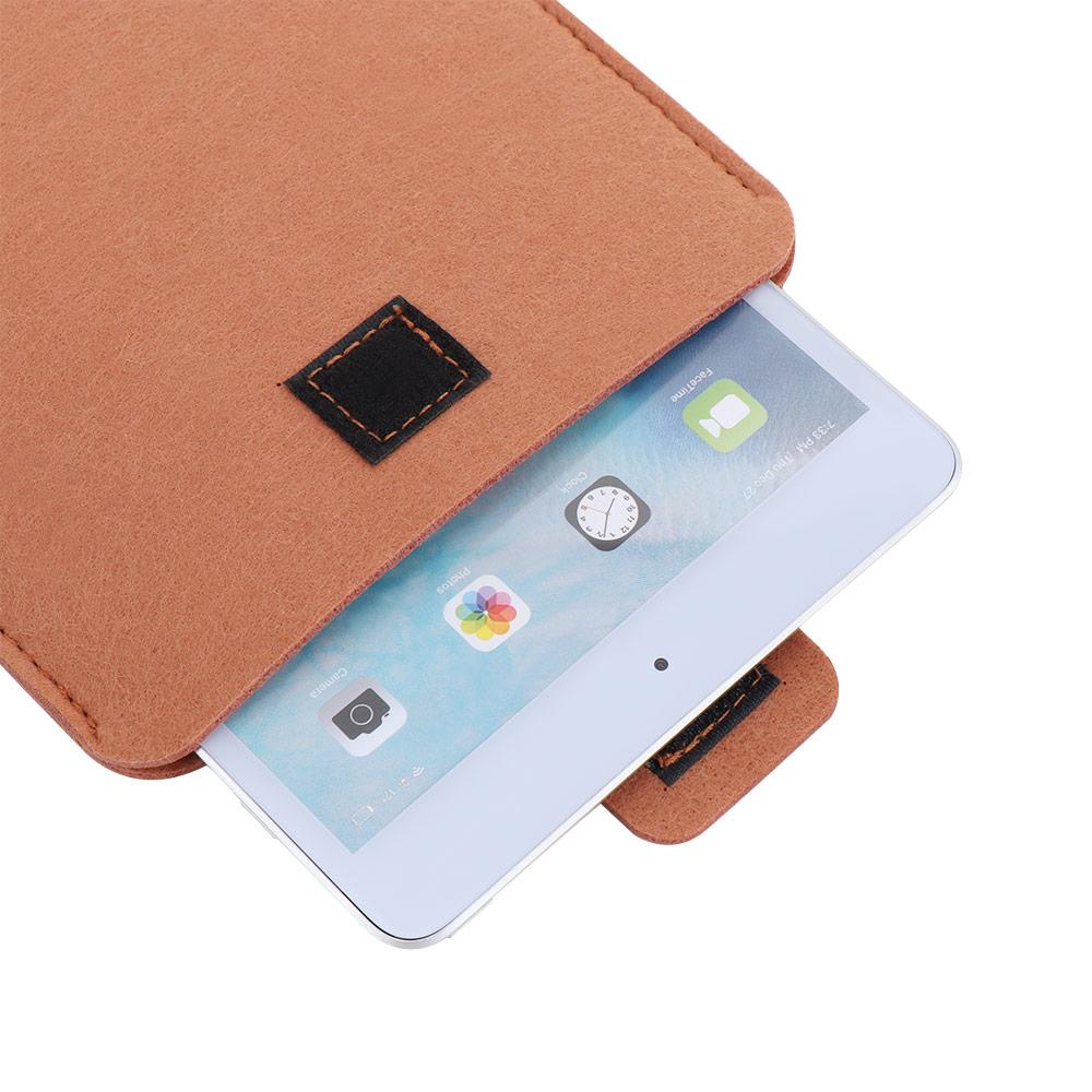 Ткань Универсальный Карманный Чехол Чехол Мешочек Капа Шерстяной Войлок Чехлы для Планшета