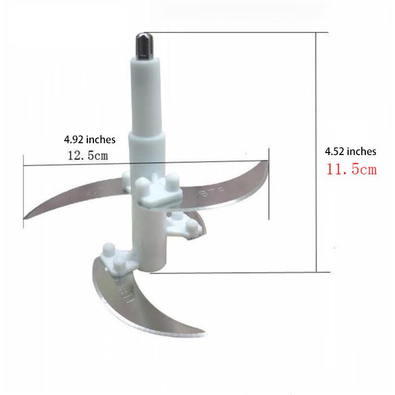 Универсальное лезвие, 20 различных размеров, электрическая мясорубка, лезвие, емкость 2–6 л, держатель ножа для миксера, одно лезвие