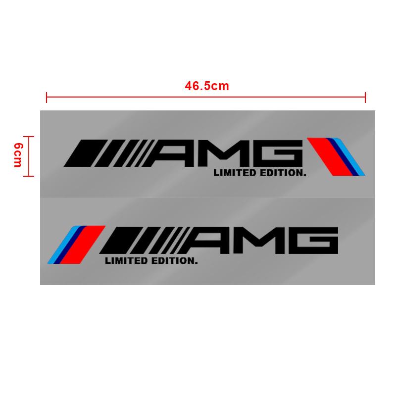 2 шт. Наклейка на боковую дверь автомобиля, значок, наклейка, украшение, эмблема для Mercedes-Benz AMG C200 C300 A B C E GLA CLA GLK GL ML GLE W204 W205 W203 W211 W212 W213