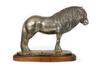Fell Pony Mare - Horse Figurine, Horse Silhouette On Wood, Prestigious Award In the Brand Competition