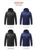 USB Heated Cotton Coat with Four-Zone Heating for Autumn and Winter