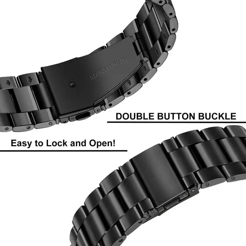 Металлический ремешок для умных часов Samsung Galaxy Watch Ultra 47 мм Браслет из нержавеющей стали для Galaxy Watch Ultra 47 мм Ремешок для часов