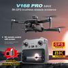 V168 Max Mini Gps Drone Professional Fpv With 8k Camera Rc Quadcopter Obstacle Avoidance Aerial Pography Aircraft Helicopters