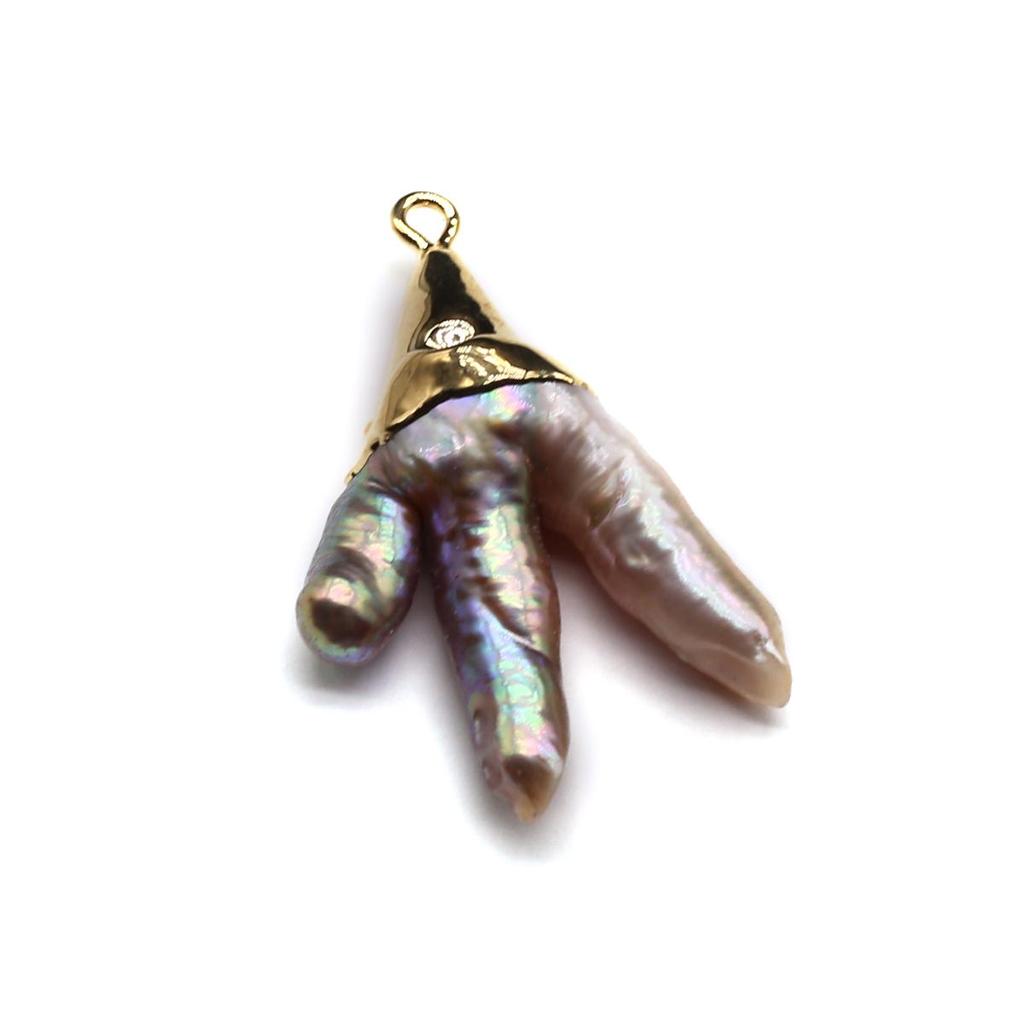 Pearl Pendant Freshwater Pearl Baroque Pendant For Jewelry Making DIY Necklace Accessory