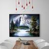 5D DIY Алмазная картина Пейзаж Алмазная вышивка крестом Дерево Полная круглая мозаика Природа Новый домашний декор