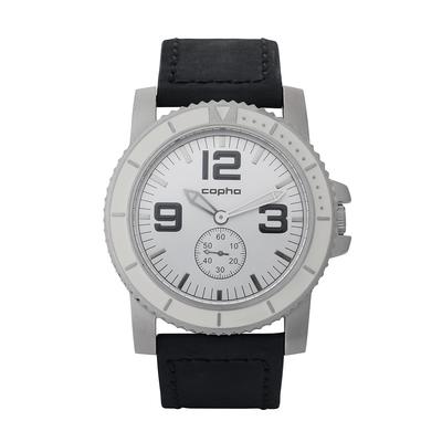 Часы Nordic Design Battery Operated Quartz Imported Leather Silver x Black [COPHA] Diver's [Обычный продукт] (Суб 2.0) SUB2.0 Мужской