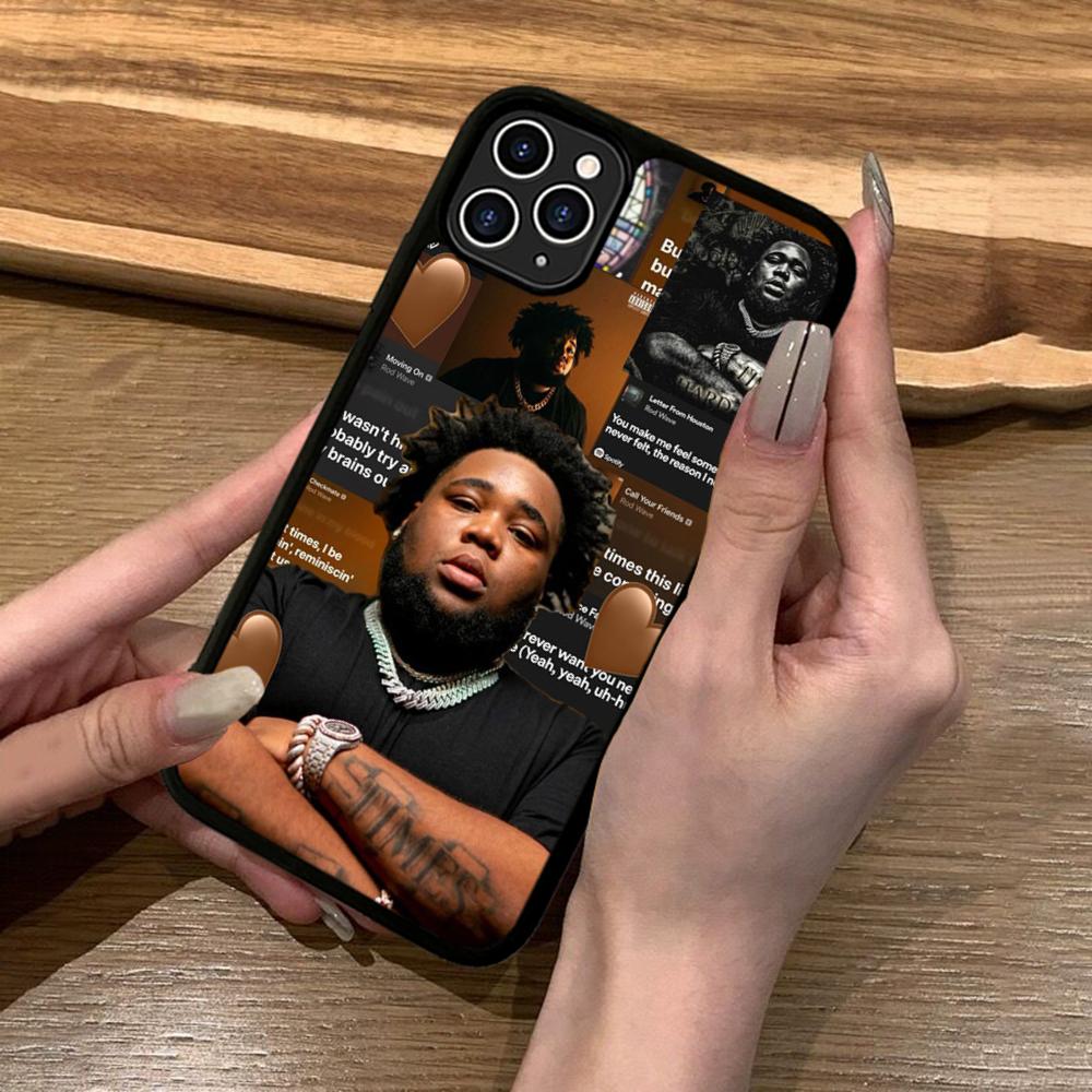 Чехол для телефона Rod Wave Rapper Cool Man Силиконовый PC+TPU Для Для IPhone 11 12 13 14 15 16 Plus Pro Max Обложка