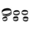 6x Console AC Radio Switch Knob Cover Trim Ring Fit For Ford Bronco Accessories