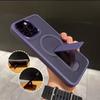 Hidden Folding Bracket New Magnetic Suction Suitable for Apple 16proMax Mobile Phone Case 15 Matte IPhone 13 Couple