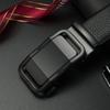 Men's Cowhide Belt Trendy Versatile Leather Belt Business Casual Automatic Buckle Middle Aged and Young Trousers Belt Men