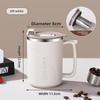 500ml Insulated Coffee Cup Double-layer Stainless Steel Thermos Cup Leak-proof Heat-resistant Vacuum Water Bottle Office Worker