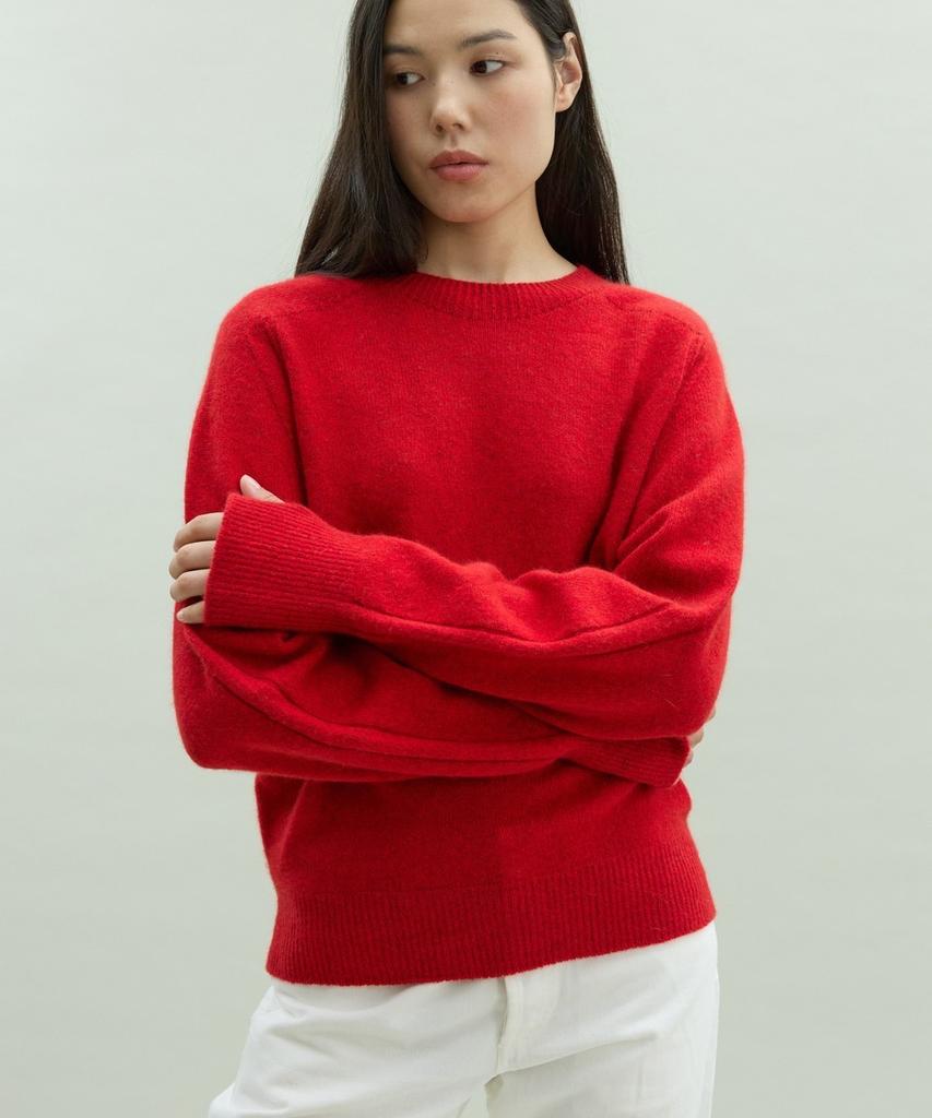 DEETO Wholegarment Round Pullover [Red]