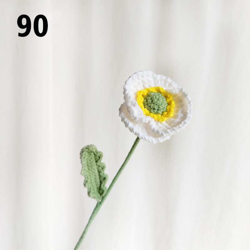 Подарок на День Учителя Подсолнух Вязаный Цветок Вязаный Цветок Ручной Работы Букет Домашний