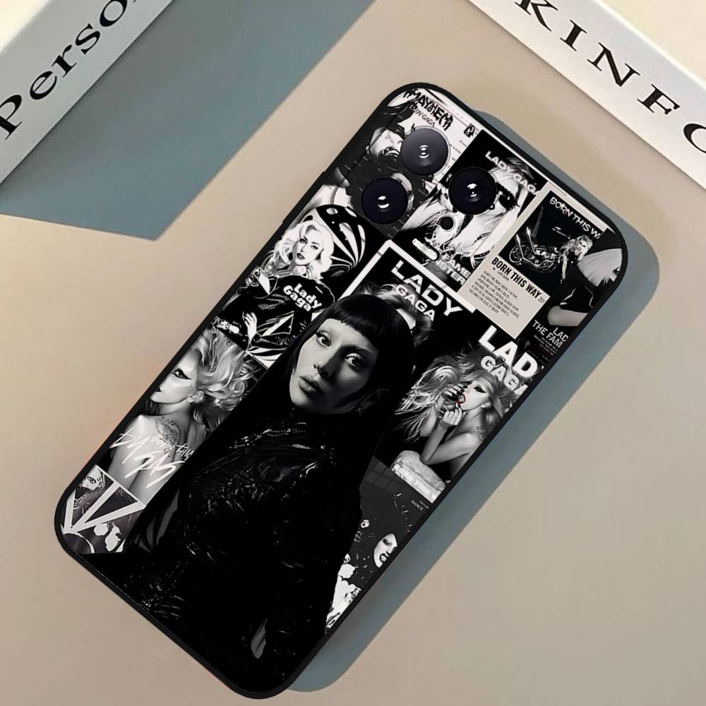Чехол для телефона singer A-Lady Gaga-S для Xiaomi 11 12 Redmi Note 11 5G 8T 9A 9 10T Note8Pro Note9 12SUltra Черный Чехол