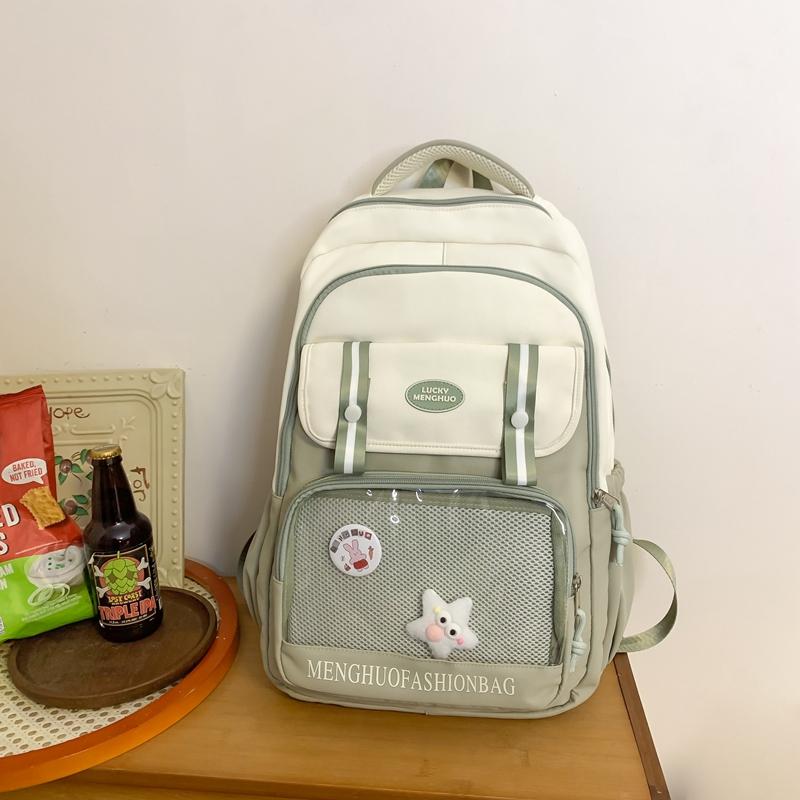 Рюкзак для студентов колледжа, школьный рюкзак для женщин, учащихся старших классов средней школы, большой вместительный дорожный рюкзак