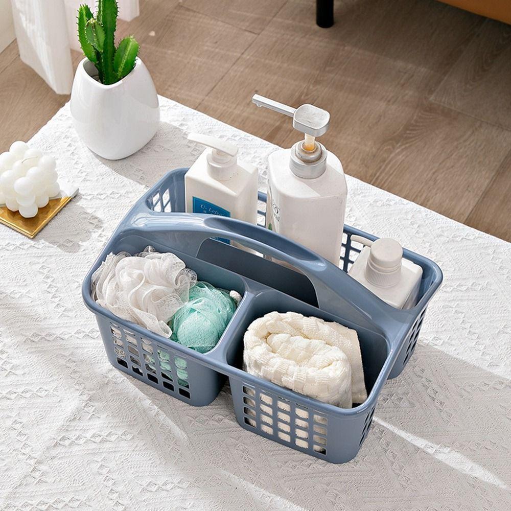 Simple Hollow Out Storage Basket Functional Washing Basket Storage Holder For Bathroom/Toilet