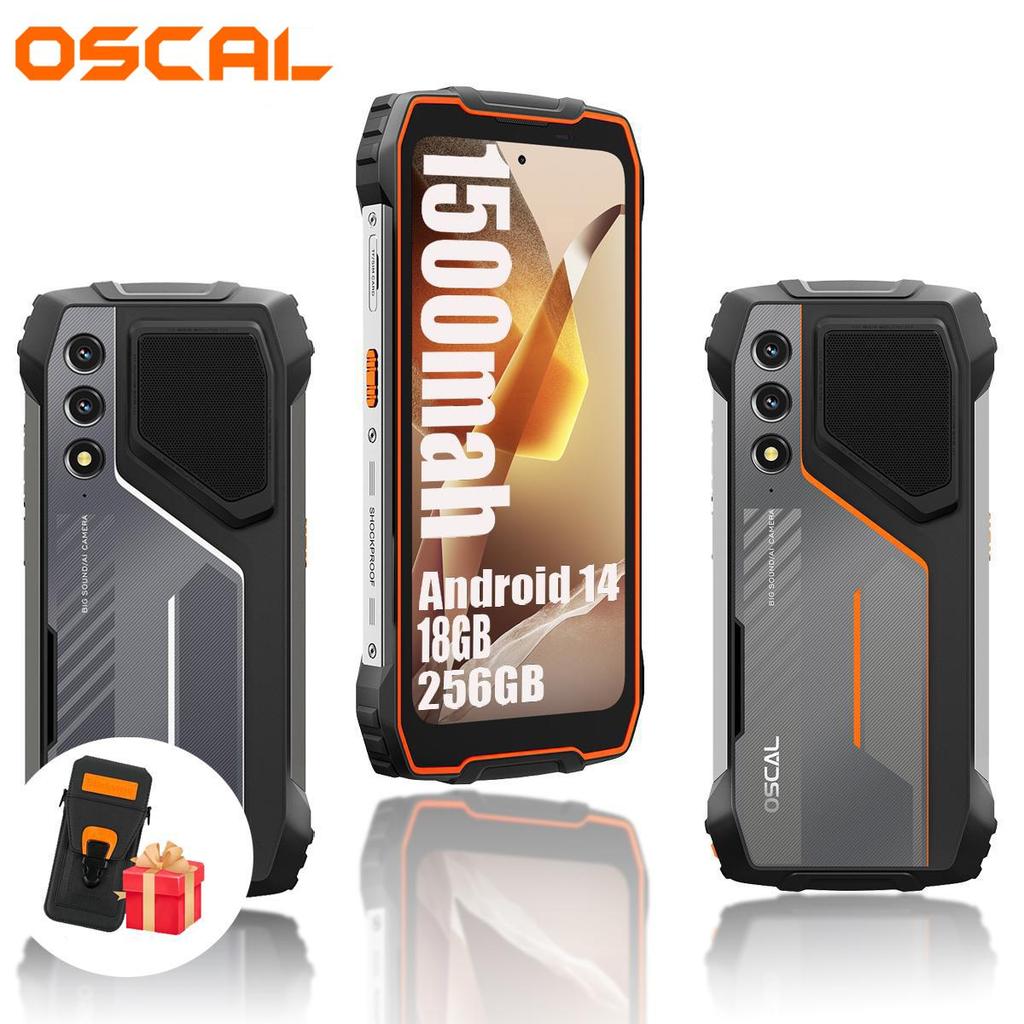 Blackview OSCAL PILOT 1 Rugged Smartphone 18GB RAM  256GB ROM 6.67" Android 14 15000mAh