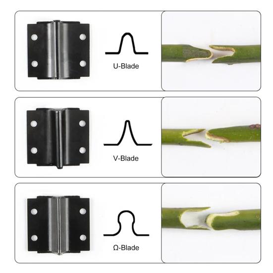 Ножницы для прививки растений Профессиональный садовый инструмент для прививки 2 в 1 Сверхпрочные секаторы для обрезки цветов, фруктовых деревьев, кустарников