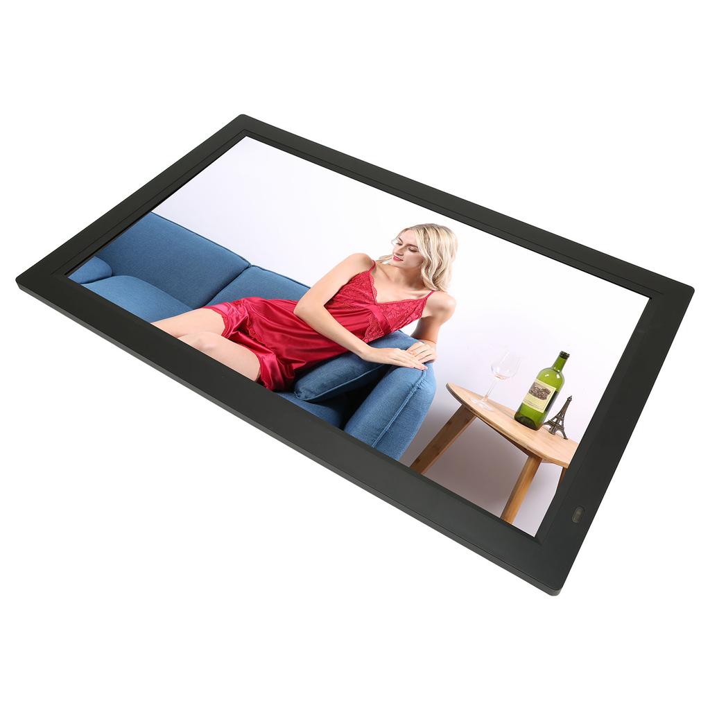 21,5-дюймовая цифровая фоторамка с IPS-экраном 1920x1080 HD рекламная машина с пультом дистанционного управления, черная