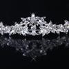 Girl Stunning Hair Princess Crystal Bridal Crown Rhinestone Flower Wedding Headpiece Headband Tiara