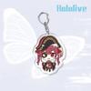 Аниме игры Hololive акриловый брелок металлическое кольцо автомобильная сумка украшение для ключей аксессуар подарок аниме подарки кулон