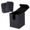 Bellevue Deck Case Trading Card Case Card Separator Magnet Pokeka Sleeve Compatible (Black)
