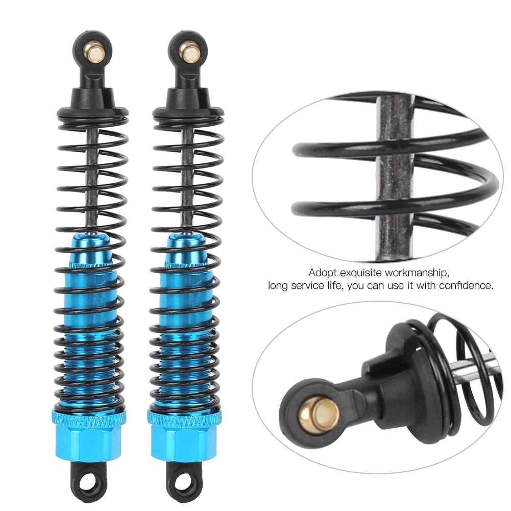 1Pair RC Shocks Struts Damper Replacement Spare Parts Fit for HSP 94111 94188 94108 1 10 RC CarBlue
