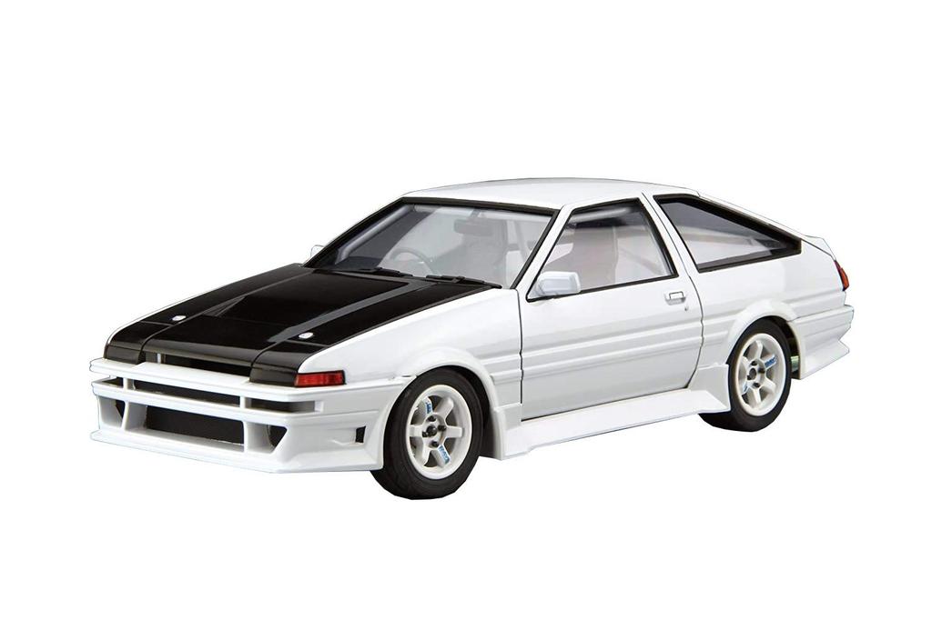 Aoshima Bunka Kyozai Масштаб Серия тюнингованных автомобилей 45 Toyota Car Boutique Club AE86 Trueno 1985 Пластиковая модель 1/24 №